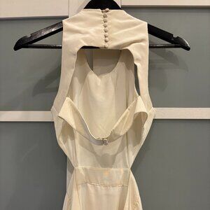 BCBG MAXAZRIA Ivory maxi dress